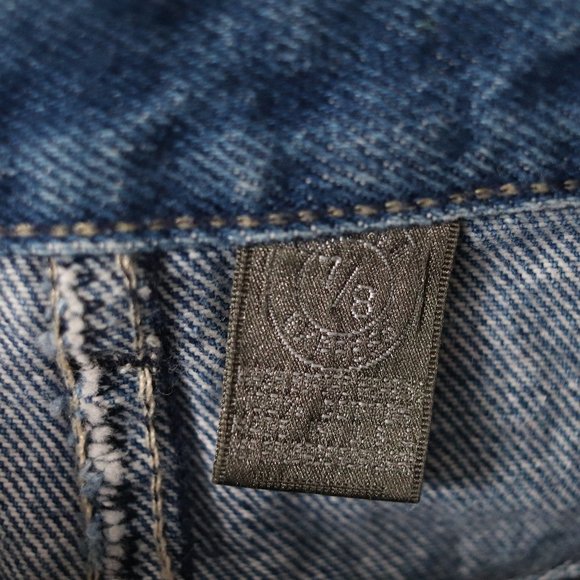 ❌SOLD❌vintage 90s high-waisted denim mini skirt - Picture 4 of 4